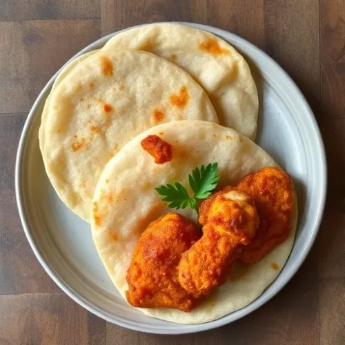 3 parotta , Beef Fry
